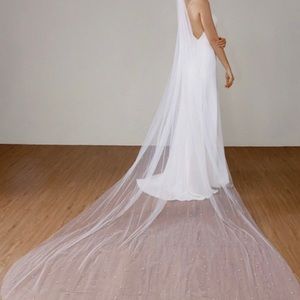 Wedding Veil With Faux Pearls